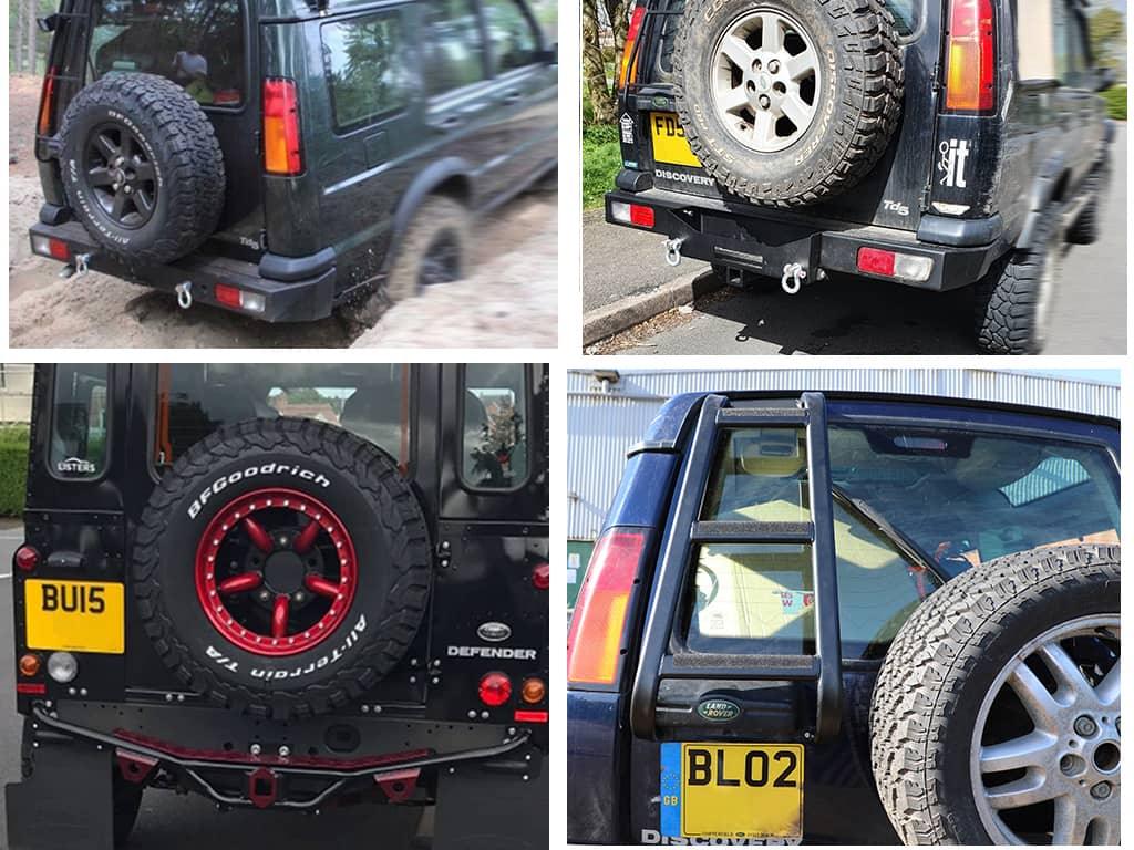 Rear Bumpers & Steps Defender & Discovery – Wildbear - Winch Bumpers ...