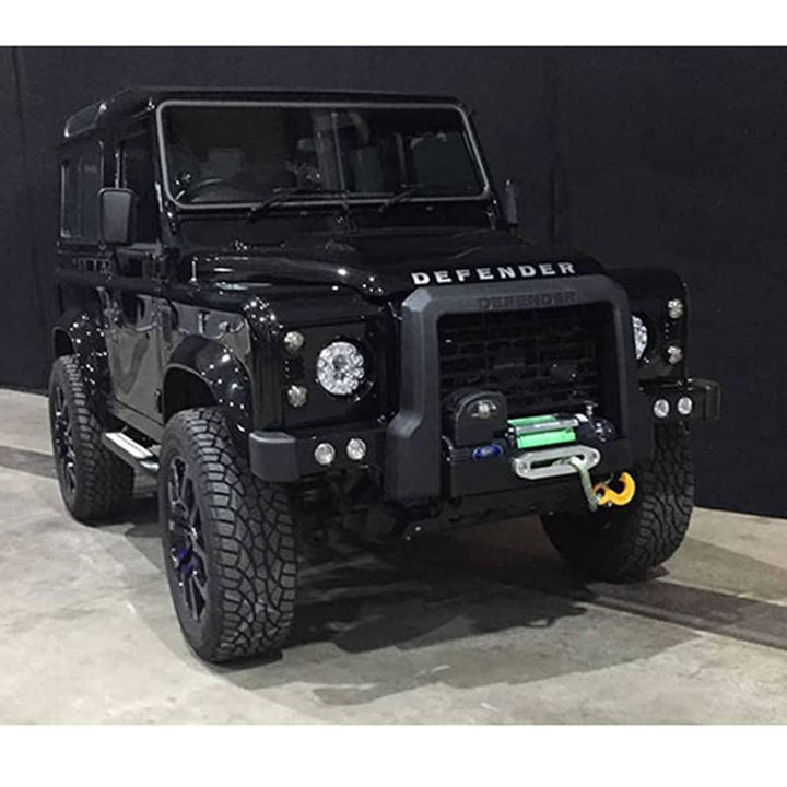 Land Rover Defender Winch Bumper Twin LED